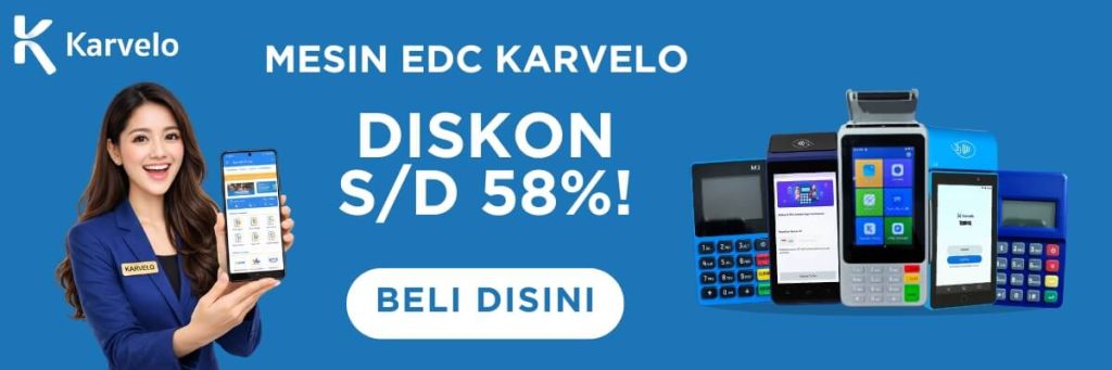 Banner Diskon Mesin EDC Karvelo