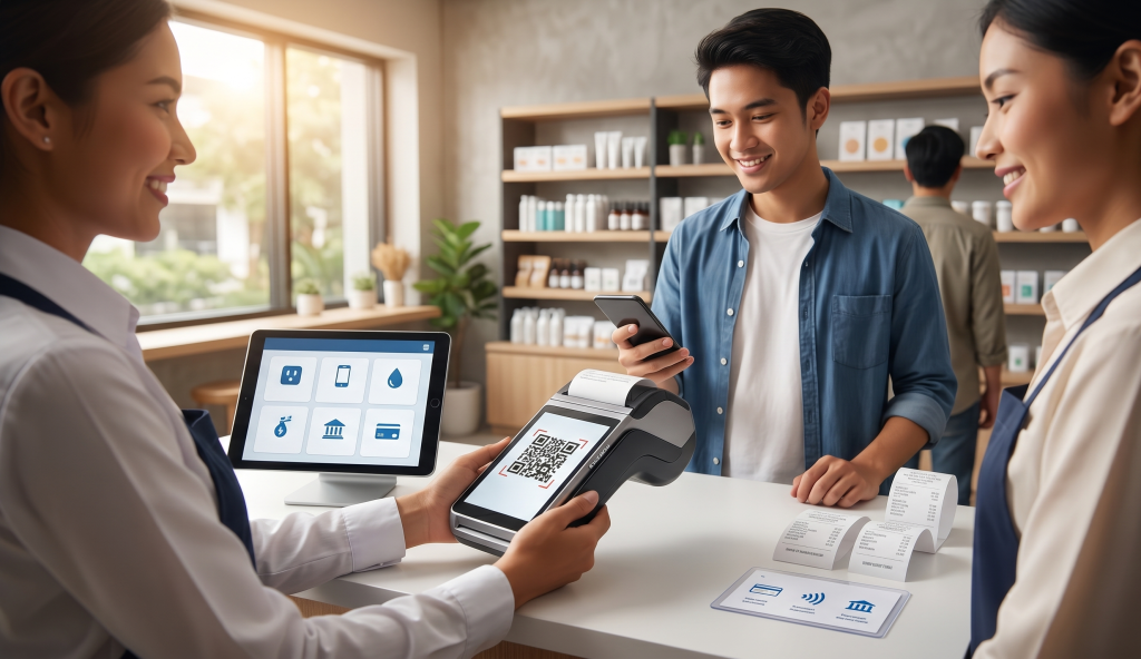 Transformasi Usaha Bebas Ribet Keunggulan EDC Mini ATM Pro Karvelo dengan Fitur QRIS & PPOB 1 Gemini Generated Image wclai3wclai3wcla 1