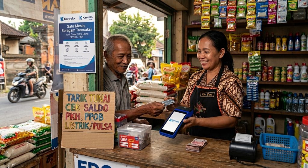 EDC untuk warung Karvelo