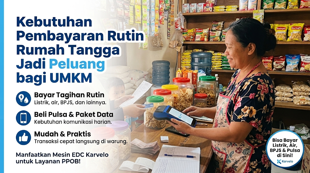 Kebutuhan Pembayaran Rutin Rumah Tangga Jadi Peluang bagi UMKM 1 Peluang bagi UMKM